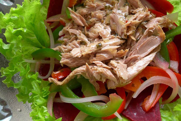 cách làm salad cá ngừ